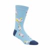 Blue Cockatoo Socks - Right