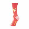 Pink Cockatoo Socks - Left