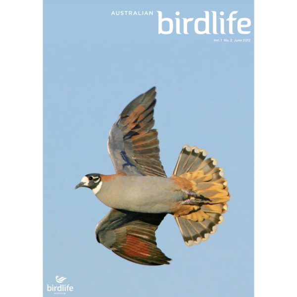 Front cover featuring a Flock Bronzewing