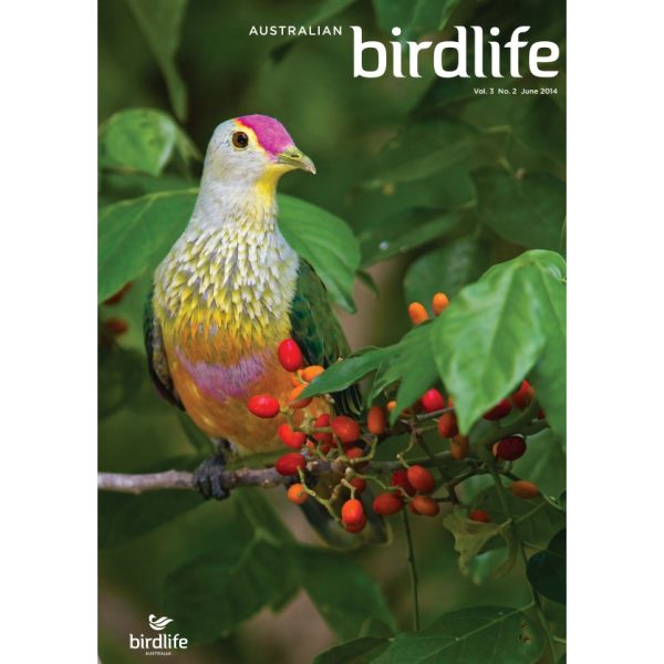 Front cover featuring a Rose-crowned Fruit-Dove