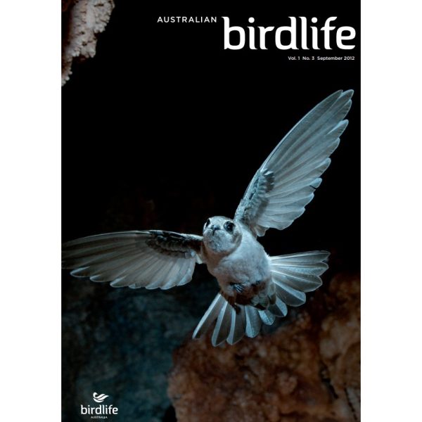 Front cover featuring an Australian Swiftlet